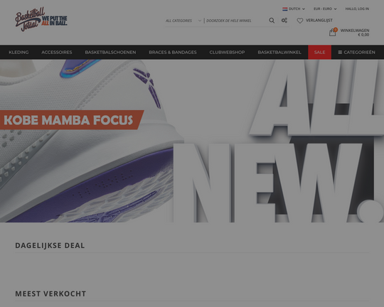 Basketball Totaal Winkel Logo