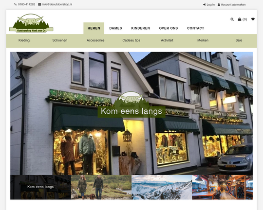 De Outdoorshop Logo