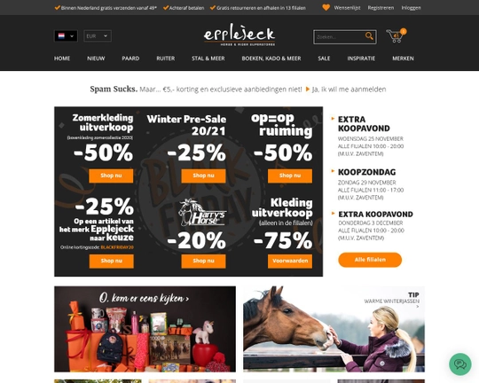 Epplejeck Horse & rider superstores Logo