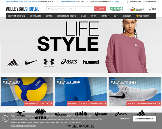 Volleybal Shop Logo